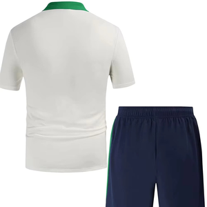 Haute qualité été hommes vêtements ensemble deux pièces hommes Twin ensemble tenue coton respirant vêtements d'été séchage rapide - Product Image 6