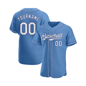 Maillot de baseball personnalisé pour hommes, taille plus, tissu en maille respirant, style professionnel, antibactérien, séchage rapide pour les uniformes d'équipe adultes - Product Image 1