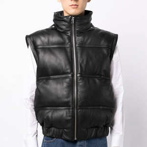 Veste matelassée surdimensionnée personnalisée de haute qualité pour hommes, vente en gros, manteau à bulles rembourré, logo personnalisé, cuir d'hiver, style streetwear - Product Image 6