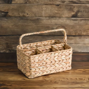 Organizador de Cubiertos de jacinto de agua tejido a mano 2025-Diseño de Jocasta | Soporte para utensilios de cocina al por mayor de Tienphong - Product Image 2