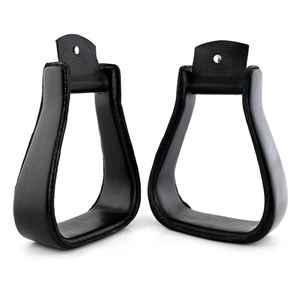 Estribos de Cuero Occidental, Estribos de Silla de Montar Estilo Australiano Hechos a Mano y Envueltos en Cuero Genuino - Product Image 3