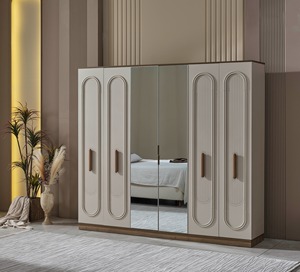 Ensembles de meubles de chambre à coucher modernes de luxe en bois massif style confort pour la maison hôtel y compris coiffeuse appartements pour ferme - Product Image 5