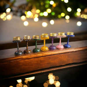 Nouvelle Collection Orgonite Bougeoir avec Puces De Cristal Naturel pour Nouvel An Noël Diwali Deepavali Décoration De La Maison Cadeau - Product Image 5