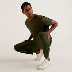 Vêtements décontractés de qualité supérieure T-shirts pour hommes T-shirts pour hommes légers T-shirts pour hommes de couleur unie à vendre - Product Image 6