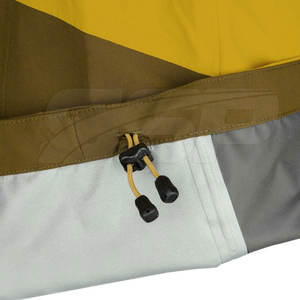 Vente directe en usine marque privée veste de pluie d'hiver à capuche pour hommes avec logo avant imperméable en nylon/polyester décontracté - Product Image 6