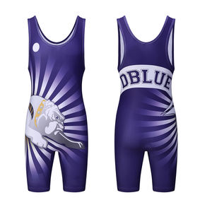 Engrenages de lutte par sublimation avec logo personnalisé de haute qualité Maillots de lutte pour jeunes et collants de lutte pour hommes Vêtements d'arts martiaux - Product Image 4