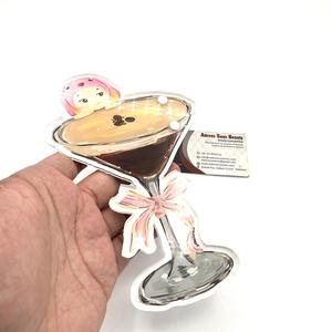 Cocktail Matcha Acrylic <b>Magnetic</b> Lash <b>Tiles</b> for Eyelash Extension Tweezer Private Logo Sustainable Custom Lash <b>Tile</b> with Bow - Product Image 2