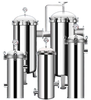 Nouveau boîtier de filtre multi-sacs en acier inoxydable SUS316L pour l'élimination de la levure de bière avec filtration de 5 microns