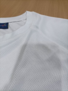 Camiseta de manga raglán de tela de micro malla de poliéster 100% para serigrafía de sublimación DTG en camiseta para fabricante en la India - Product Image 6