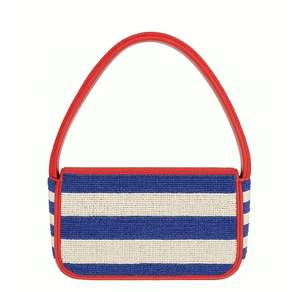 Indian Handmade Beaded Baguette Bag with Handle Casual Handbag Multicolor <b>Bead</b> <b>Assortment</b> Handcrafted by Local Artisans - Product Image 3