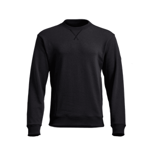 Customize Essentials Men's Fleece <b>Crewneck</b> Pullover Sweatshirt, Warm Long-Sleeve Winter Top for Casual or Outdoor Wear - Product Image 2