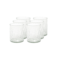 Sélection de verre transparent à effet craquelé