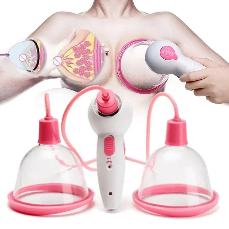 Vibratörler bardaklar ile kalçalar için vakum tedavisi Liftup Microcurrent meme dolgun masaj yüz vücut lenfatik drenaj