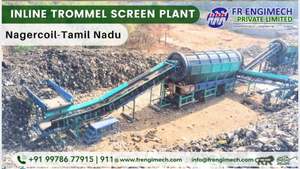 Usine de tri des déchets humides à haute capacité avec engrenage et moteur pour matériaux organiques 120t/j 7,5KW Puissance Construction Meilleur prix - Product Image 3