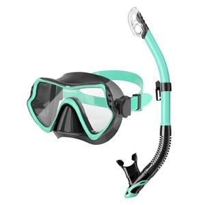 ALOMA Nuevo equipo de aleta de apnea aletas de buceo libres y máscara de buceo de bajo volumen conjunto de esnórquel con bolsa de equipo - Product Image 4