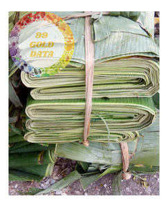 Feuilles de bananier fraîches congelées du Vietnam | Nettoyées et taillées de manière hygiénique | Idéal pour emballer, griller et plats asiatiques authentiques - Product Image 1