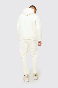 Chándal de algodón de gran tamaño de alta calidad con bolsillo de canguro hecho a medida, jersey de bloque de Color, sudadera con capucha, pantalones de chándal de invierno - Product Image 2