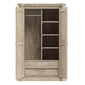 European Style Classic Wooden <b>Wardrobe</b> Good Quality <b>Wardrobes</b> Gold Carved Solid Wood <b>Wardrobes</b> - Product Image 2