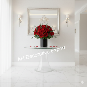 Juego de Jarrones Cilíndricos de Metal Negro Mate Moderno, Jarrones Portátiles de Mesa para Decoración del Hogar, Centro de Mesa para Sala de Estar - Product Image 2