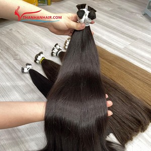 ผมต่อ100% เวียดนามผมมนุษย์สีตรงธรรมชาติไม่หลุดร่วงไม่พันกัน - Product Image 3