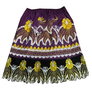 กระโปรงโพลีนีเซียนทำมือลายดอกไม้สไตล์นักเรียนใหม่ล่าสุดผ้าคอตตอน100% เอวชายหาดฮาวายธรรมชาติ - Product Image 6