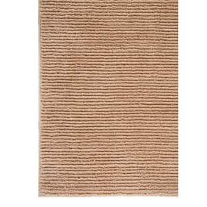 Alfombra de Poliéster Tejida a Mano, Color Rojo y Naranja, 10 mm de Grosor, Diseño Rectangular a Rayas de Color Sólido, para Hogar y Sala de Estar, Hpl-43 - Product Image 4