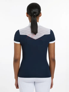 Camisa de espectáculo de equitación para mujer, venta al por mayor, bordado personalizado, manga larga, ropa ecuestre transpirable, tela cómoda - Product Image 4