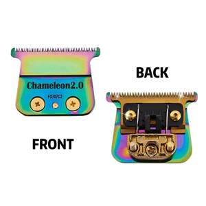 2 lames de rechange en acier au carbone compatibles DLC 2.0 pour tondeuses et coupe-cheveux My Store FX707C2 - Product Image 4