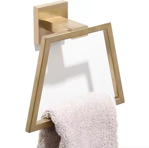 Functional Stainless Steel <b>Towel</b> Ring <b>Wall</b> Mounted for Use in Bathroom Home Spa and Commercial Interiors - Product Image 3