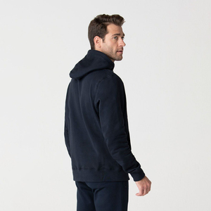 Sweat à capuche épais en éponge bleu royal personnalisé de haute qualité pour hommes - Product Image 4