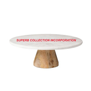 Soporte de pastel de madera de diseño moderno de lujo hecho a mano más vendido y de alta calidad al por mayor - Product Image 6