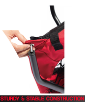 Chariot portable pour balles de pickleball avec roues pour l'entraînement et la pratique du pickleball