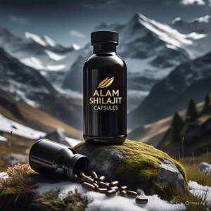 100% cápsulas de Shilajit orgánicas naturales de la más alta calidad, ácido fúlvico puro secado al sol, garantía de devolución de dinero, embalaje de 30 piezas - Product Image 1
