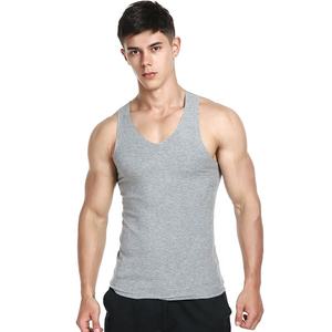 Camiseta sin Costuras para Hombre, Moda, Deporte, Gimnasio, Fitness, Holgada, Modal, Cuello en V - Product Image 3
