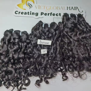 Les extensions de cheveux humains bouclés vietnamiens et birmans préférés de Vietglobal Hair Trame de cheveux cambodgiens - Product Image 6