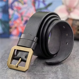 เข็มขัดหนังพร้อมหัวเข็มขัดหมุดสี่เหลี่ยมใหม่ทันสมัยแบบกอธทำด้วยมือปักหมุดเข็มขัดยีนส์สำหรับทุกเพศ - Product Image 2