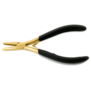 Professional Gold Color Hair Extension Barber Salon Tools Custom Logo Hair Extension Pliers and Hair extension remover pliers - Product Image 5