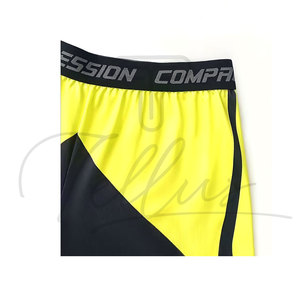 Shorts de compression pour hommes, automne, écologiques, respirants, séchage rapide, vêtements de sport - Product Image 3