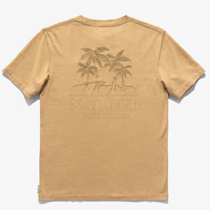 T-shirt en coton avec broderie sur le devant pour tenue décontractée T-shirt à logo brodé avec manches courtes et coupe confortable - Product Image 2