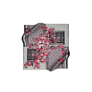 Pañuelo de Sarga con Estampado Floral Pierre Cardin 90x90 - Pañuelo para la Cabeza y el Cuello - Product Image 1