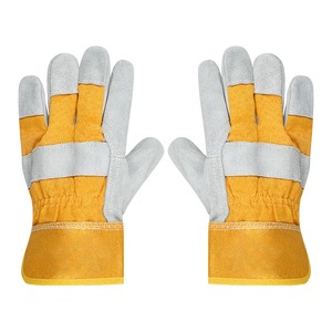 ถุงมือเชื่อมอาร์กอนหนังวัว4นิ้วทนความร้อนสำหรับผู้สูงอายุ - Product Image 1