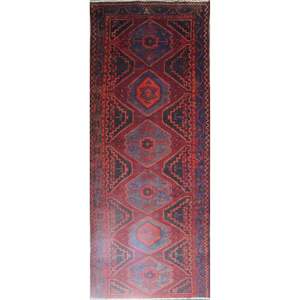 Tapis en laine vintage noué à la main, motif patchwork, écologique, pour salon et salle à manger - Product Image 1