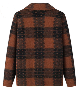 Suéter de invierno informal de talla grande para mujer, patrón sólido, algodón súper suave, corte clásico, manga larga, transpirable - Product Image 5