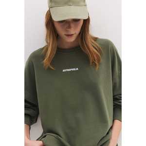 Faded Effect <b>Slogan</b> <b>Sweatshirt</b> - Product Image 3