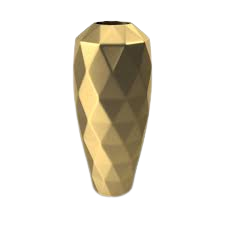 QAMAR OVERSEAS Modern Handmade Gold Iron Metal Cylinder Floor <b>Vase</b> for Home Indoor Outdoor Decoration - Product Image 5