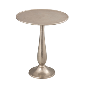 Lujosa mesa auxiliar de Metal moderna Diseño creativo Base fuerte para sala de estar Hotel Accent Corner Mesa de centro Técnica de fundición - Product Image 3