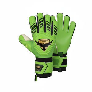 Sarung Tangan Kiper Profesional Sepak Bola PU Unisex, Dapat Disesuaikan, Bernapas, Anti Selip, Pelindung Jari, Penutup <span class=keywords><strong>Hook</strong></span> <span class=keywords><strong>Loop</strong></span> - Product Image 5