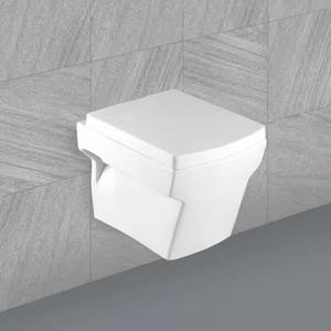 Nouveau siège de toilette en céramique suspendu au mur en cristal-Placard à eau mural avec raccord de chasse d'eau et housse de siège, qualité supérieure - Product Image 2