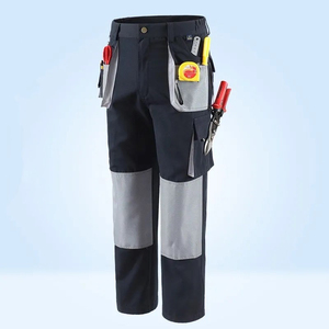 Ensemble de vêtements de travail et de sécurité en polyester ignifuge à poches profondes et haute visibilité, design multi-poches, uniforme unisexe durable - Product Image 6