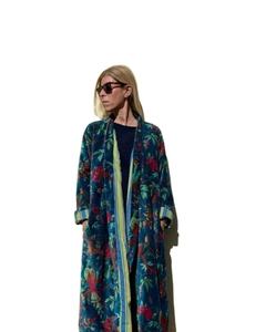 Veste unisexe à manches longues avec imprimé Floral fait à la main, de haute qualité - Product Image 1